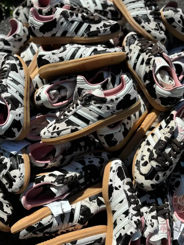 Lot de adidas Samba à motif vache