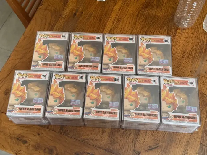 Lot de Funko Pop Goku Super Saiyan