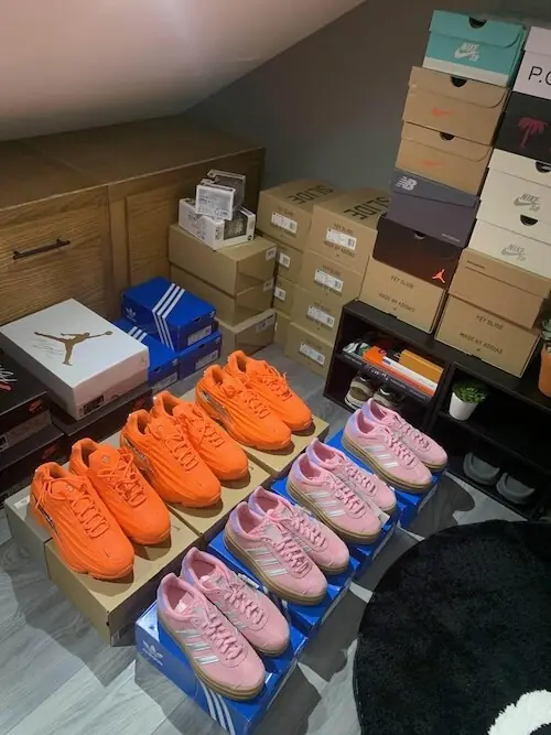 Nike x NOCTA Hot Step 2 orange et adidas roses achetées pour la revente